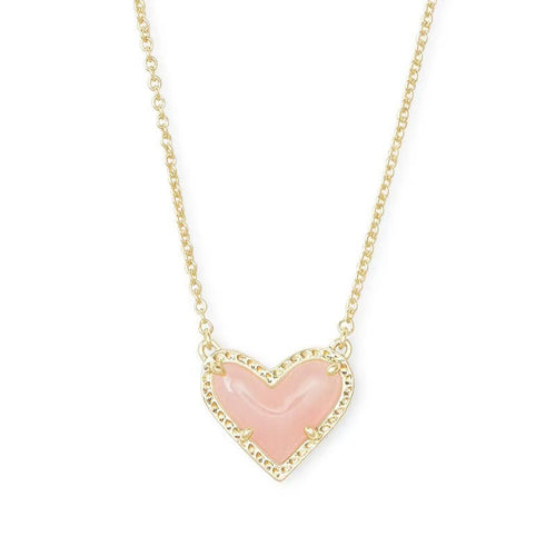Cubic Zirconia Heart Pendant Necklace