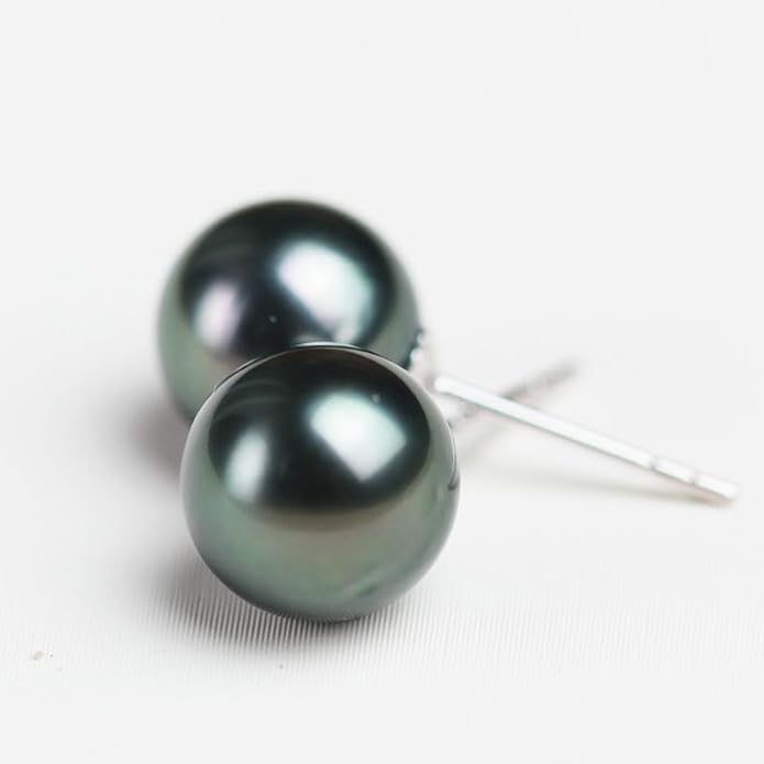 Gifts for Wife Anniversary 18K Gold Pearl Stud Earrings for Women