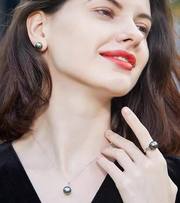 Gifts for Wife Anniversary 18K Gold Pearl Stud Earrings for Women